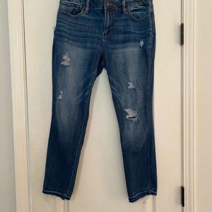 Belle and sky distressed skinny jeans